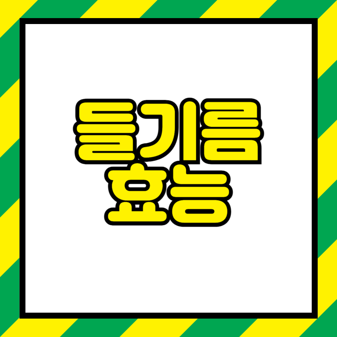 들기름 효능 8가지 및 섭취방법 (2024년)