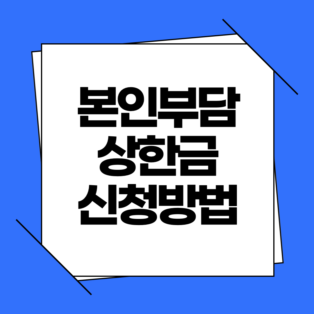 본인부담상한제 신청 방법 및 환급 절차